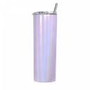 20oz Stainless Steel Tumbler Straw & Lid - Shimmer Purple