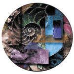 Coaster - 4" Round - 2.5mm - Black-Backed