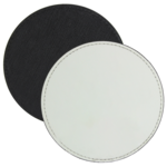 Coaster PL Round 3.9"dia, Black w/white panel