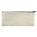 Medium Zippered Bag - 9.45" x 3.94" - White
