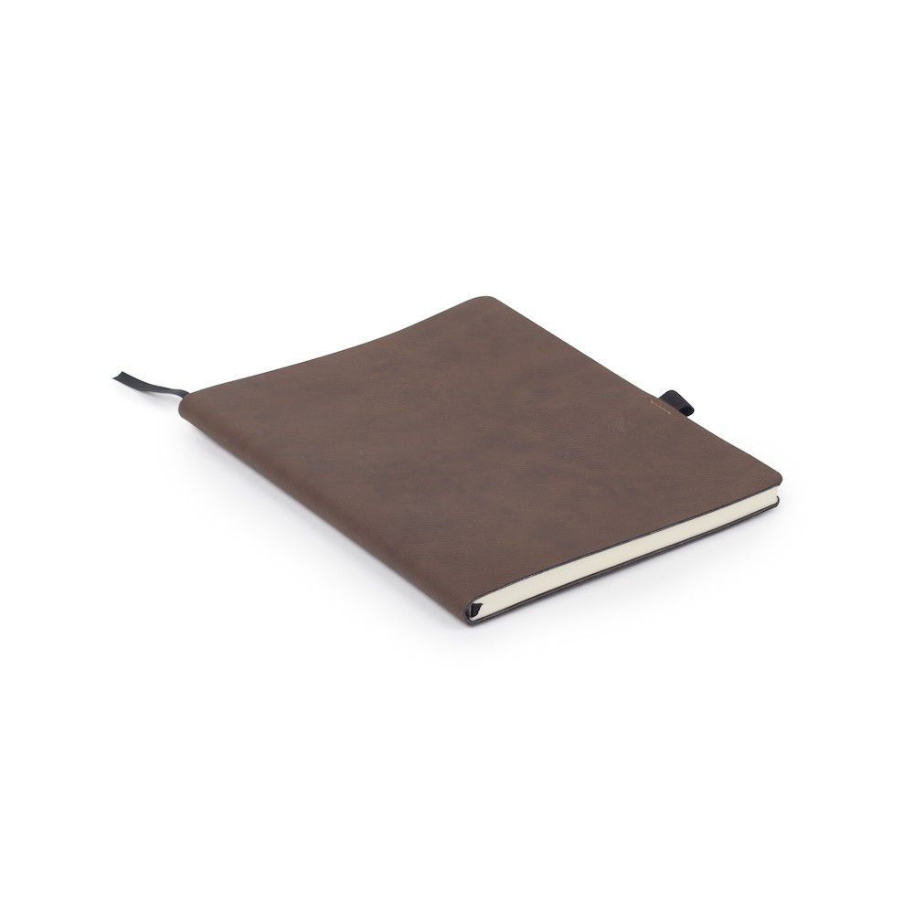 [SS-SC018] Saddle Collection Notebook 7"X9" Bay brown
