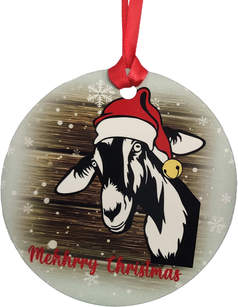 Round ornament 3.5" dia - two-sided