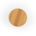 Round bamboo coaster