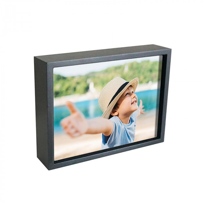 Small Photo Block - Black - 5"x7" 