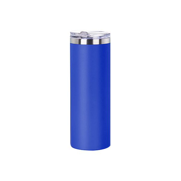 [SS-SST-RB20E] 20oz Powder Coated Stainless Steel Tumbler - Royal Blue