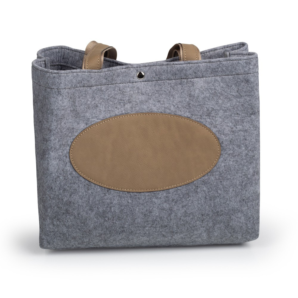 Saddle Collection 11.3"x11" travel tote - Buckskin