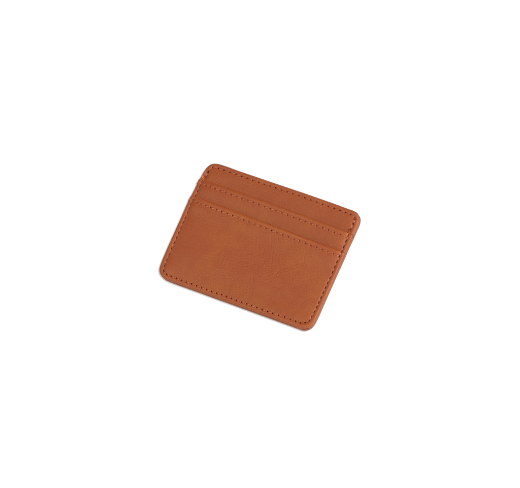 [ SS-SCHH5] Saddle Collection card holder with money clip - chestnut