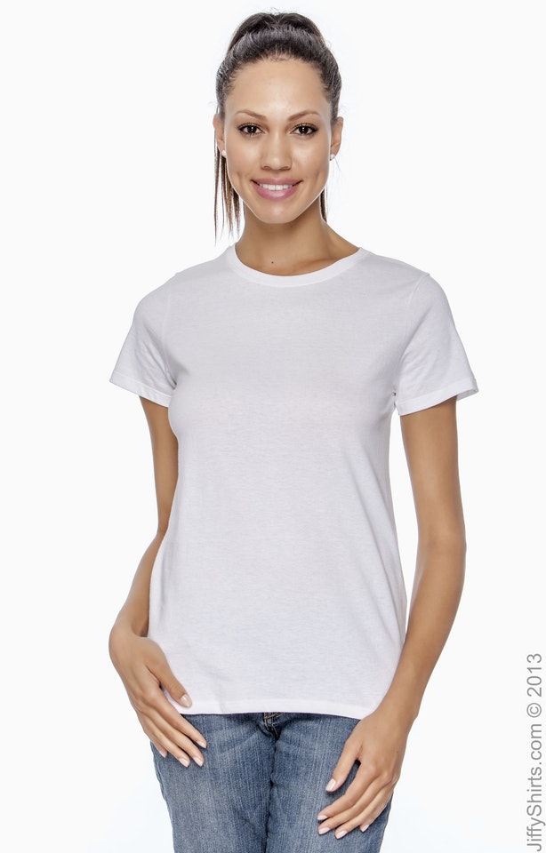 [SS-5680WhiteS] Regular Women Cotton T-Shirt (S)