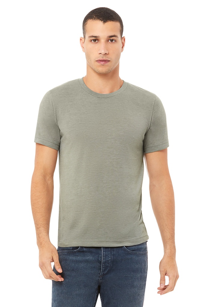 [SS-3880Heather StoneXS] Unisex Viscose Fashion Tee (XS)