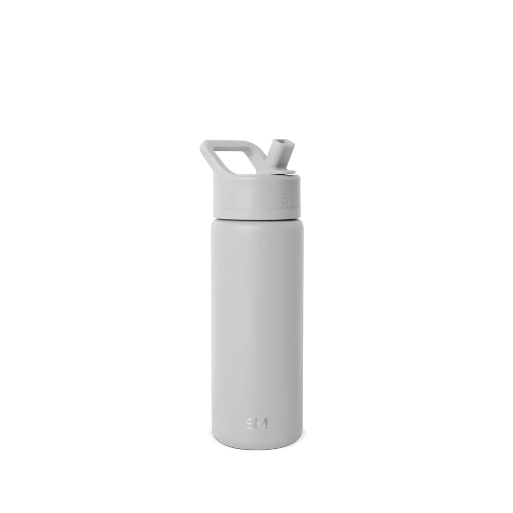 SLM Summit Water Bottle with Straw Lid 18OZ - Ice Gray