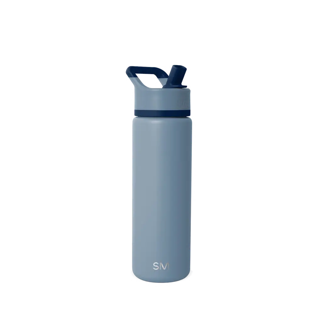 SLM Summit Water Bottle with Straw Lid 22OZ - Blue Dune