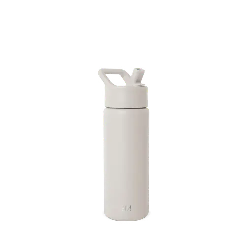 [SS-SLMSUMMIT18OZ-ALMOND] SLM Summit Water Bottle with Straw Lid 18OZ - Almond Birch