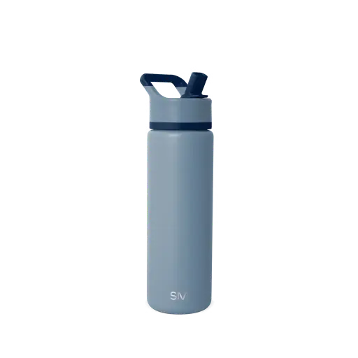 [SS-SLMSUMMIT22OZ-BLUE] SLM Summit Water Bottle with Straw Lid 22OZ - Blue Dune