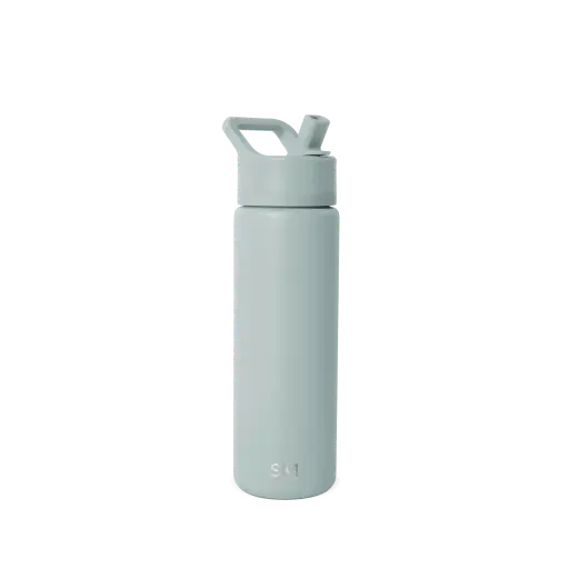 [SS-SLMSUMMIT22OZ-SAGE] SLM Summit Water Bottle with Straw Lid 22OZ - Sea Glass Sage
